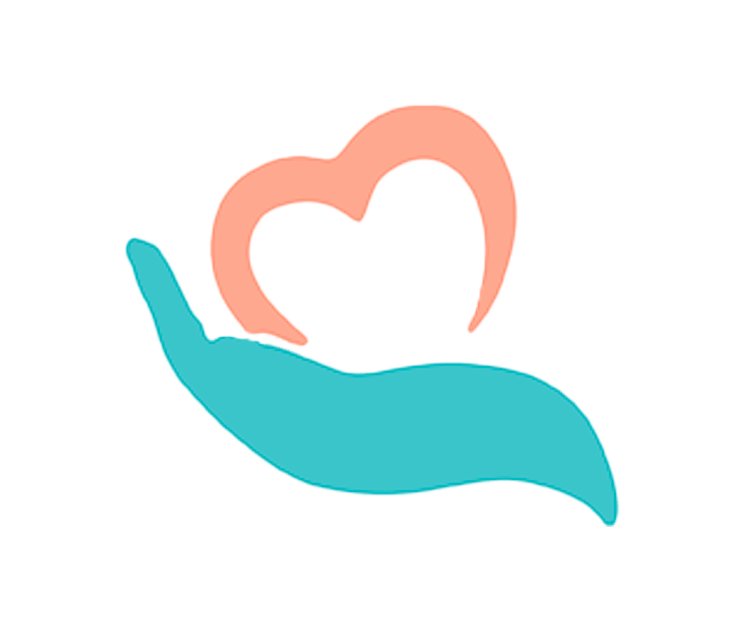 Logo de Matanot Halev (coeur avec une main posé dessus)